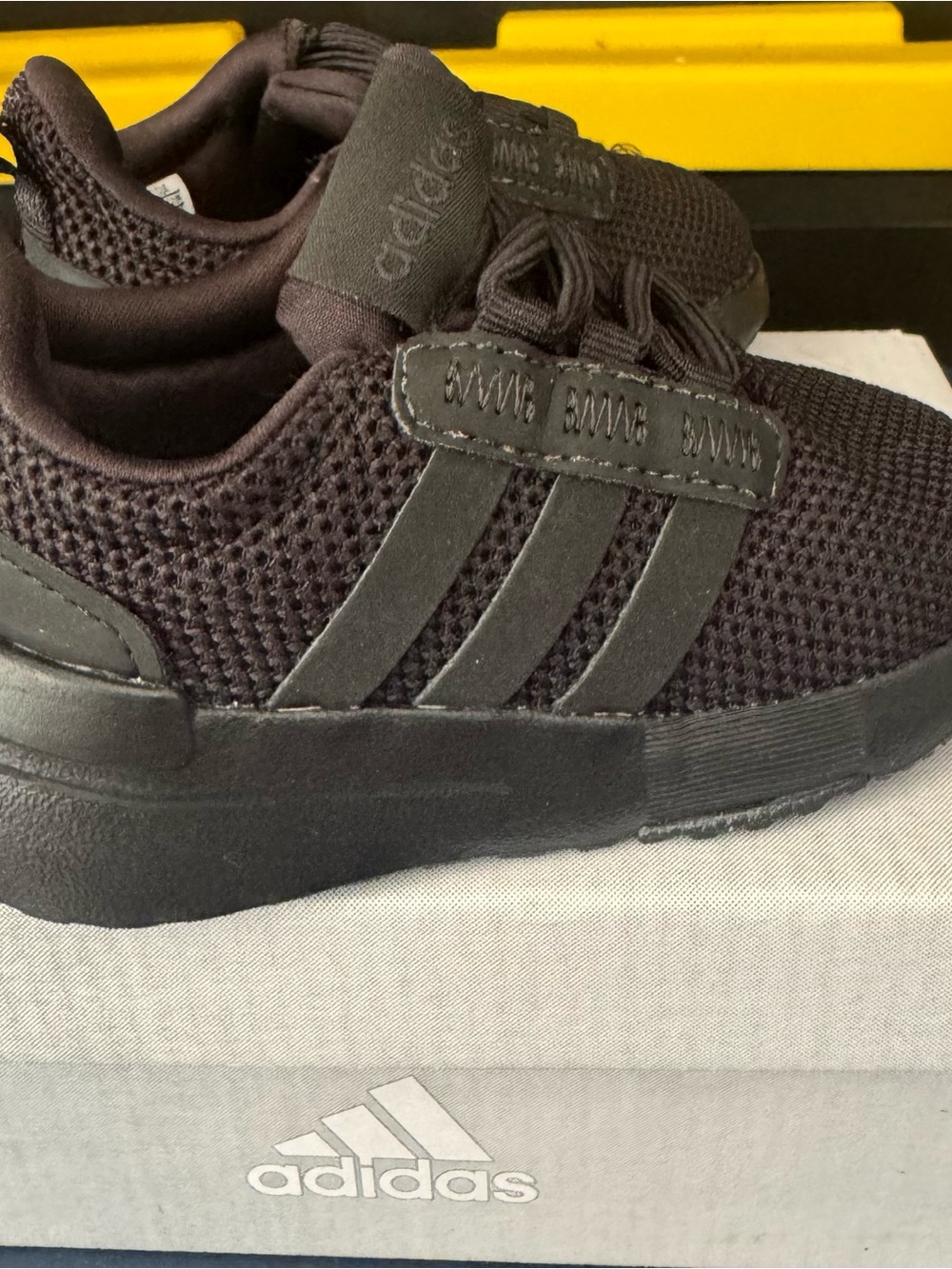 Adidas Racer TR21 Triple Black Toddler Sneakers